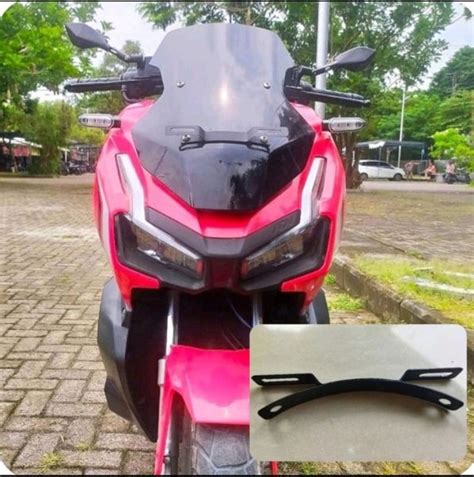 Jual Breket Dudukan Plat Nomer Honda ADV 150 PCX 160 150 Di Visor Di