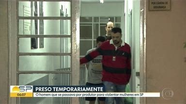 Bom Dia SP Justiça decreta prisão de suspeito de violentar mulheres