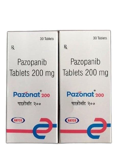 Pazopanib 200mg Natco Pharma Limited 30 Tablet In One Box At Rs 5500