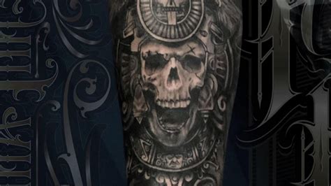 Tatuaje Del Artista Mexicano Fabian Rojas Cr Neo Prehisp Nico Black