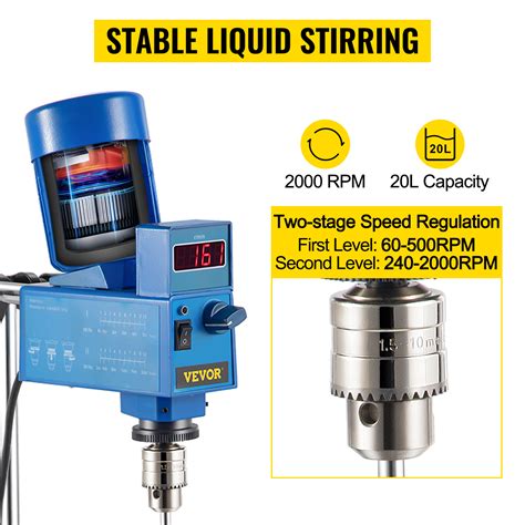 Digital Laboratory Overhead Stirrer Rpm Mixer L V Industrial