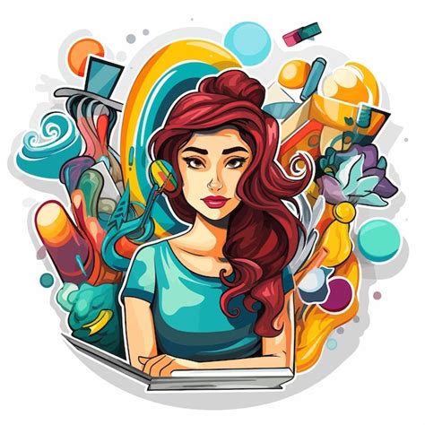 Ilustraci N Vectorial De La Mujer Vector Premium