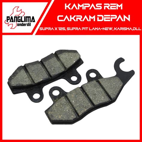 Kampas Rem Cakram Depan Supra X Fit Lama New X Karisma