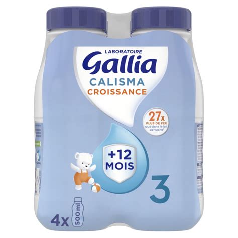 Gallia Calisma Lait Croissance Sans Sucres Ajout S D S Mois