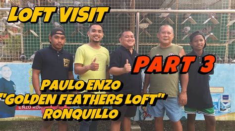 LOFT VISIT KAY SIR GOLDEN FEATHERS LOFT PART 3 YouTube