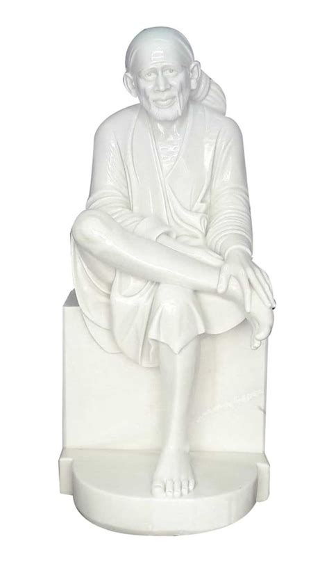 White Marble Lord Sai Baba Statue Size Dimension Feet At Rs