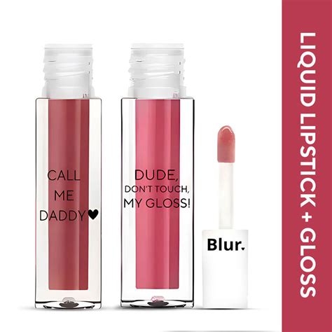 Buy BLUR India Mini Call Me Daddy Liquid Lipstick Combo Nude Pink