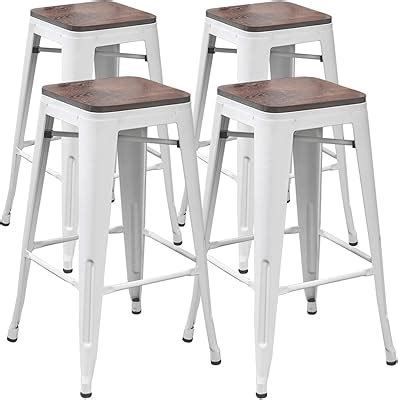 Amazon Yongchuang Swivel Bar Stools With Backs Set Of Bar Height