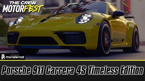 The Crew Motorfest Porsche Carrera S Timeless Edition Fully