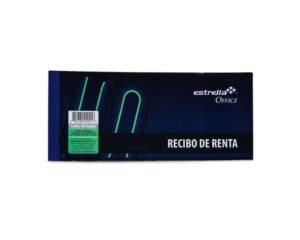 BLOCK ESTRELLA RECIBO DE RENTA C 50HJS NF Papelería NOFER