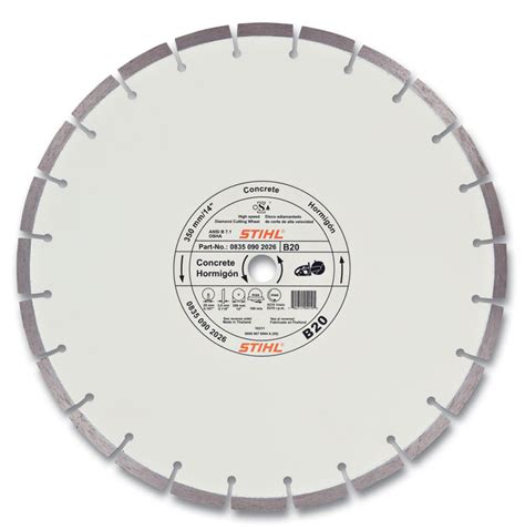 Stihl D B Diamond Wheel For Concrete Quality Grade Cut Off Machines