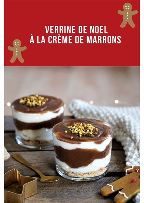 Verrine Sucree De Noel A La Creme De Marrons Recette Dessert Noel