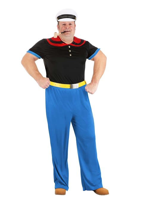 Plus Size Popeye Mens Costume Exclusive Costumes