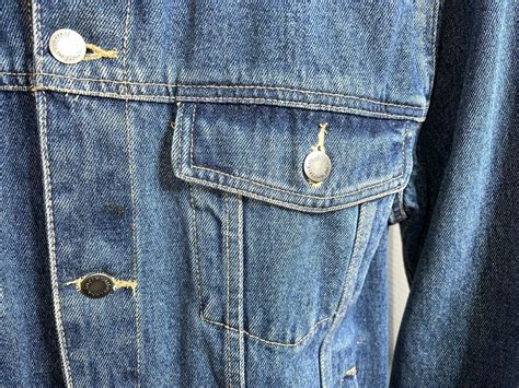 Men S Small Wrangler Hero Vintage Denim Trucker Cowbo Gem