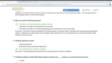 Online Texas Defensive Driving Course Final Exam Answers Imp