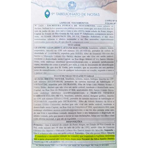 CHOQUEI On Twitter VEJA Homem De 30 Anos Faz Testamento E Deixa