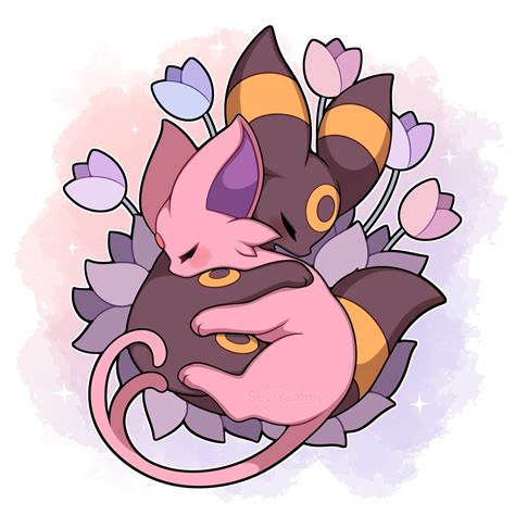 Sevi On X Pokemon Umbreon Eevee Cute Umbreon And Espeon