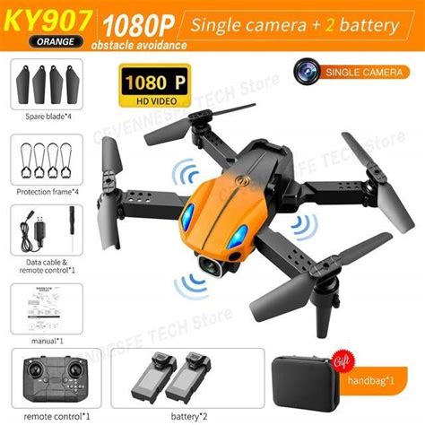 360 Obstacle Avoidance FunctionKY907 Mini Drone 4K Professional HD