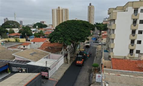 Rua Santos Dumont é beneficiada pelo Plano Municipal de Recapeamento