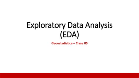 Pdf Exploratory Data Analysis Eda