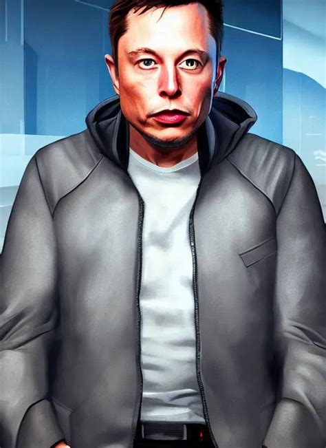 Highly Detailed Portrait Elon Musk Gta 5 Art Unreal Stable Diffusion