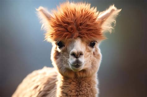 Premium Photo Alpaca In The Wind Alpaca Portrait