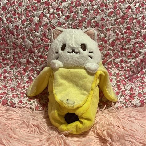 Banana Cat Plush Banaya Cat Kawaii Plushy Depop