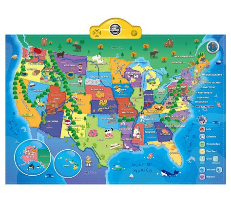 Interactive Map Of Usa For Kids