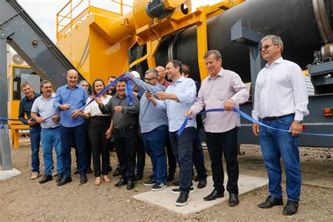 Governador inaugura a Usina de Asfalto do Consórcio Intermunicipal