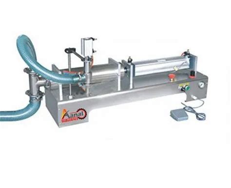 Pneumatic Single Head Table Top Piston Liquid Filling Machine Ml To