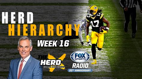 Herd Hierarchy Colin Cowherd Ranks The 10 Best Nfl Teams After Week 16 Fox Sports Radio