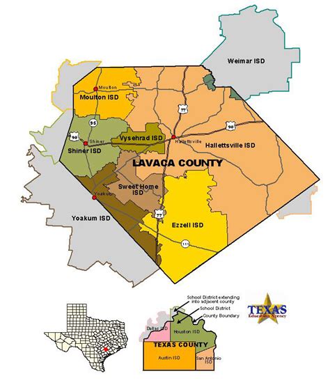 Lavaca County, Texas Maps