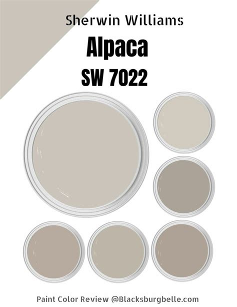 Sherwin Williams Alpaca Palette Coordinating Inspirations