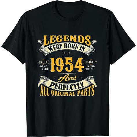 Th Birthday Shirt For Men Legends Were Born In Vintage