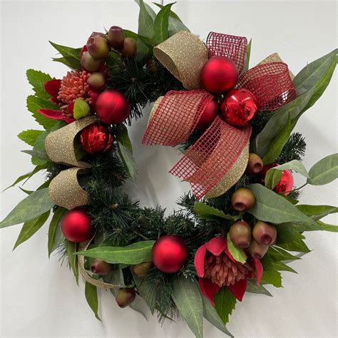 Australian christmas wreath – Artofit