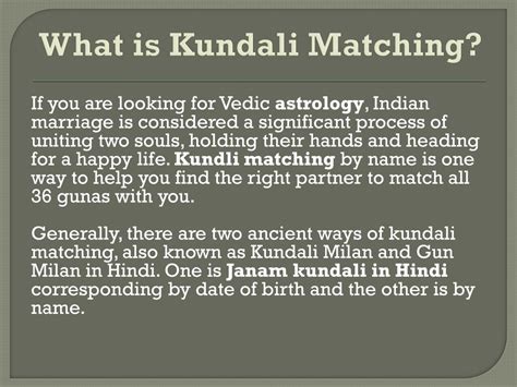 Ppt Kundli Matching For Marriage Buykundli Powerpoint Presentation