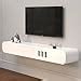 Amazon Bixiaomei Floating TV Stand In Solid Wood 52 High Gloss