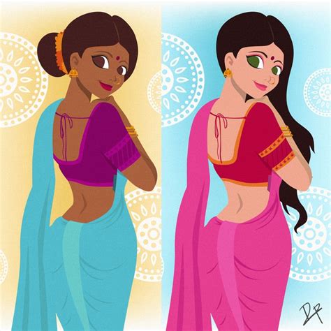 Indian Woman Saree Vector Illustration Vector Illustration India