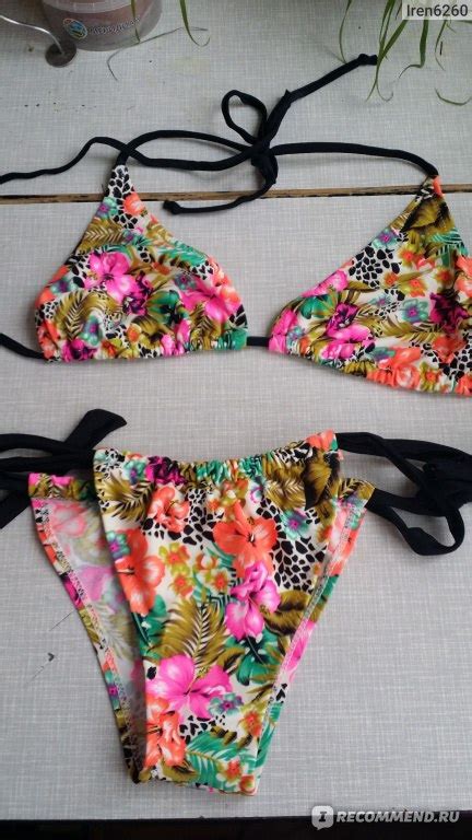 Купальник AliExpress New Sexy Padded Halter Floral Green Black Ladies Womens Bikini Swimwear