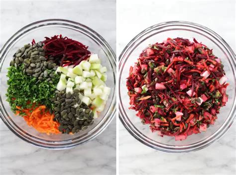 Raw Beet Salad Recipe Shredded Or Spiralized Mariaushakova