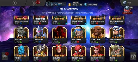 Cav Team — Marvel Contest Of Champions