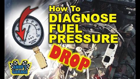 How To Diagnose Fuel Pressure Drop Andys Garage Episode Youtube