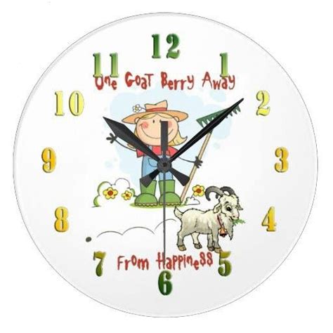 Pin By Cheryl Miller On Goats Wall Clock Clock Happines