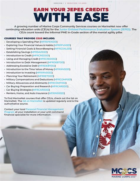 MCCS Earn Your JEPES Credits with Ease