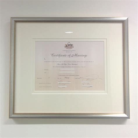 wedding-certificate-framed | Flashback Photo Co