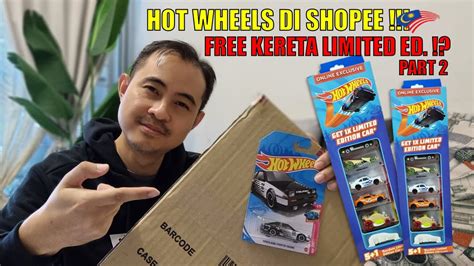 Hot Wheels Shopee 5 1 Car Pack Dapat Percuma Kereta LIMITED EDITION Part 2 Gamers FREEK