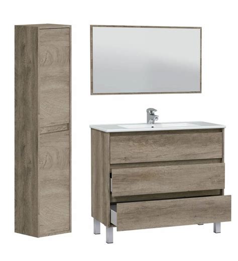 Pack Mueble baño Deva 3c espejo Lavabo Col Topmueble