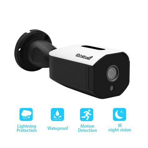 Jidetech C Mara Ip Cctv De Mp Para Exteriores Sistema De Vigilancia