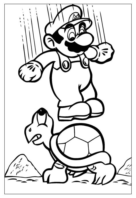 Desenhos Do Mario Bros Para Colorir E Pintar Tudo Para Colorir