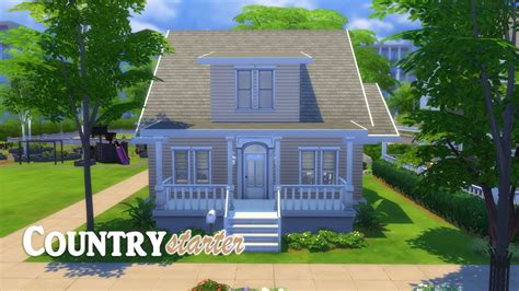 The Sims 4 Speed Build Newcrest Country Starter Youtube